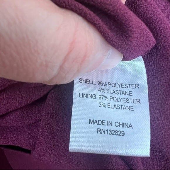 Majorelle Sangria Gown in Ruby Red Ruffle Long Maxi Dress Size S - Picture 7 of 7